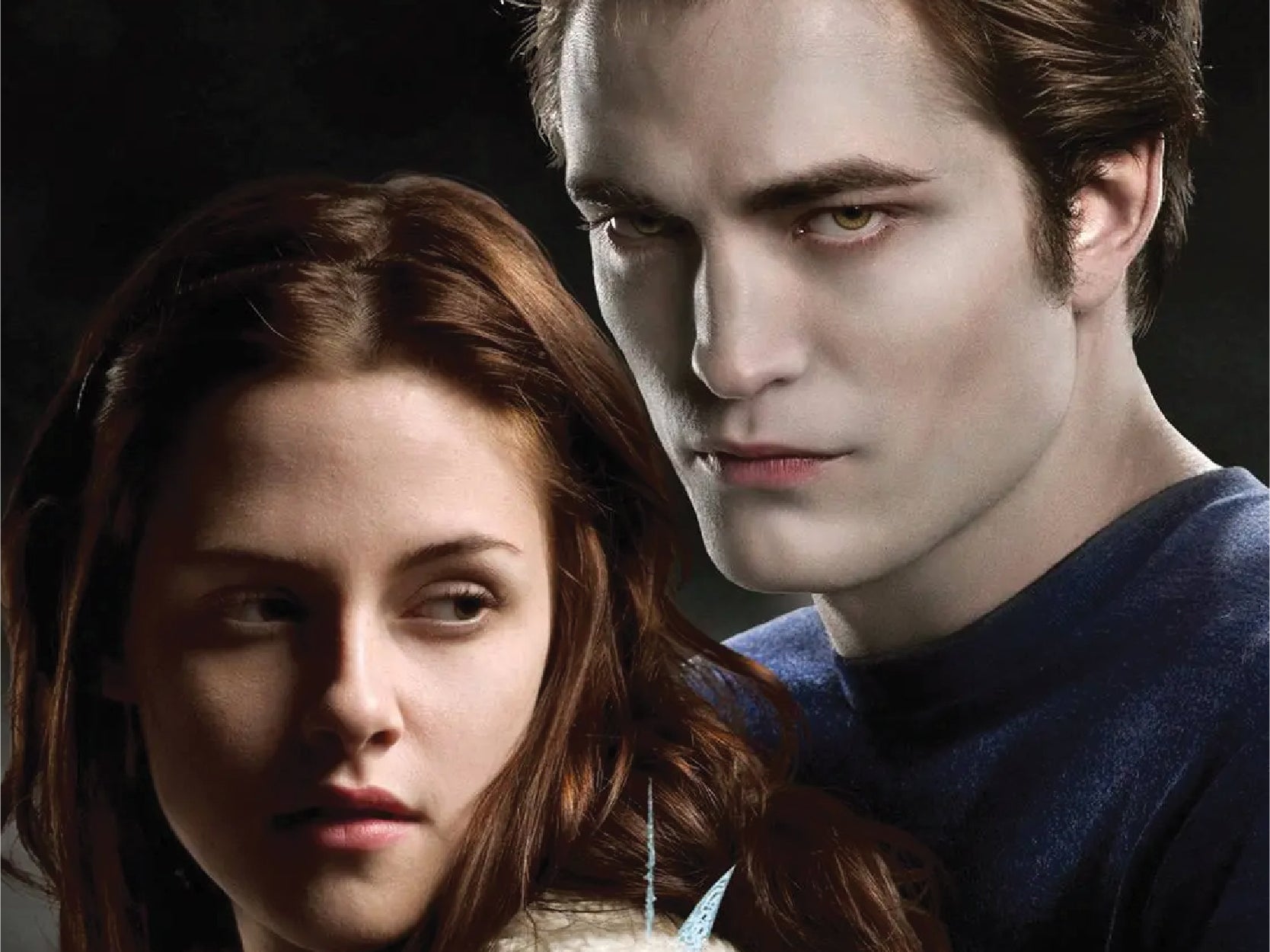 Image of the characters Bella swan and Edward Cullen from the Twilight movies