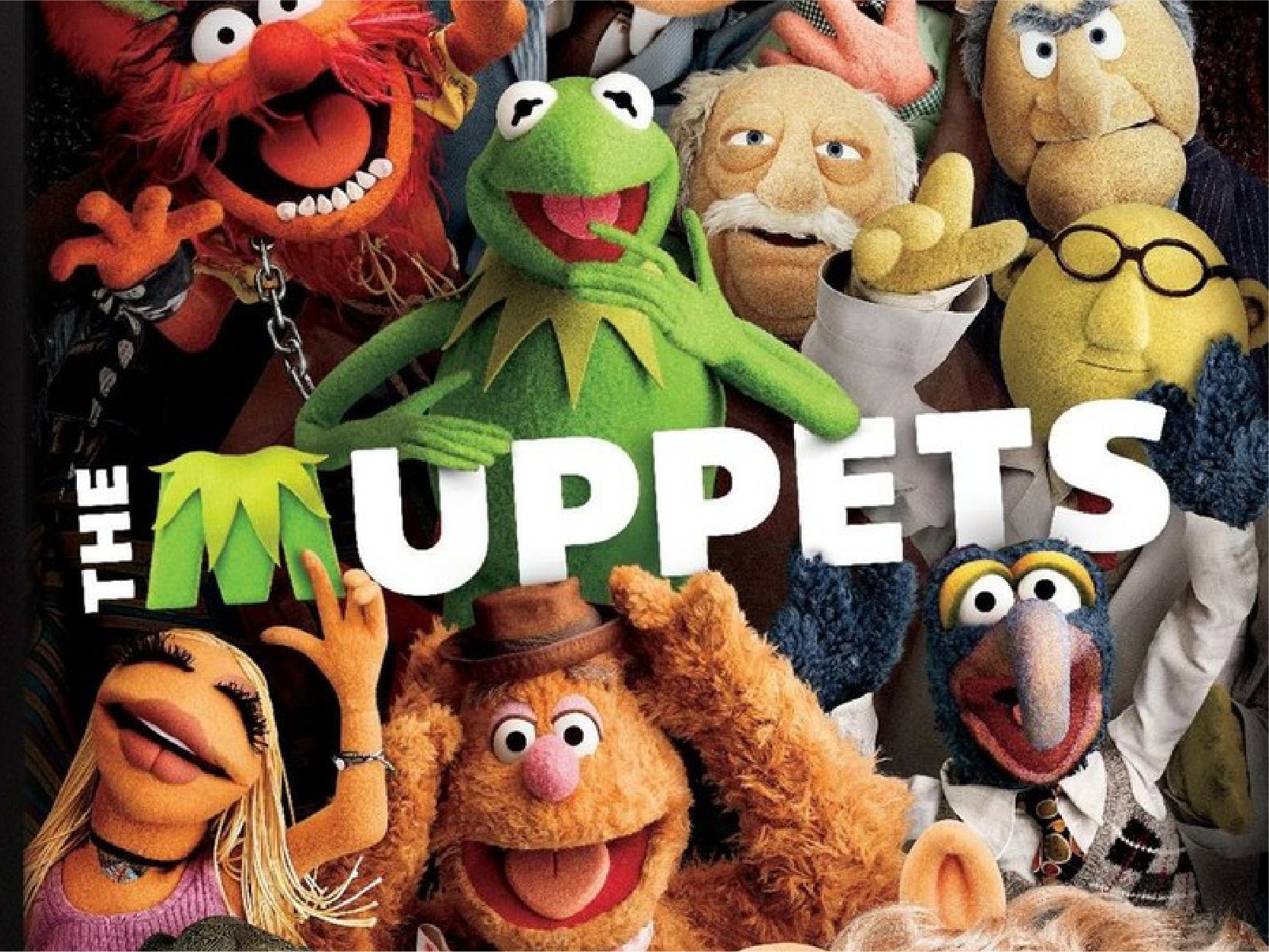 A promotional image for the muppets movie.