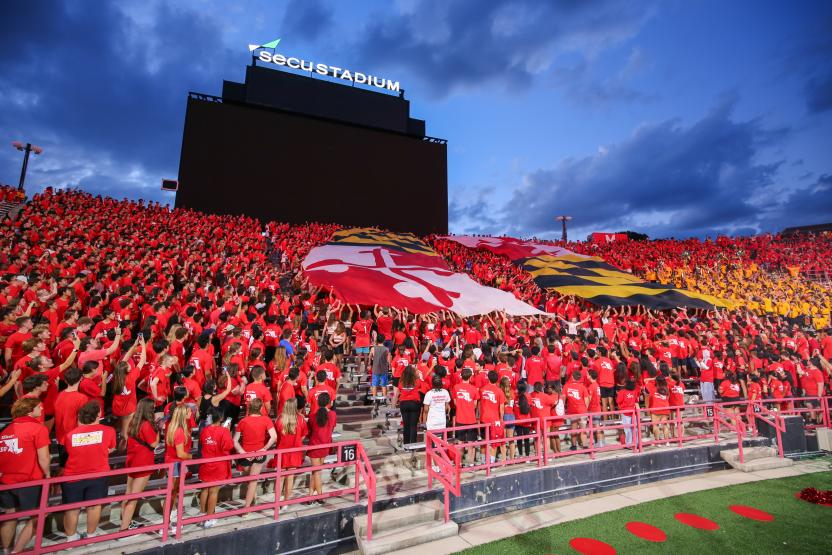 Terps After Dark Flag Drop