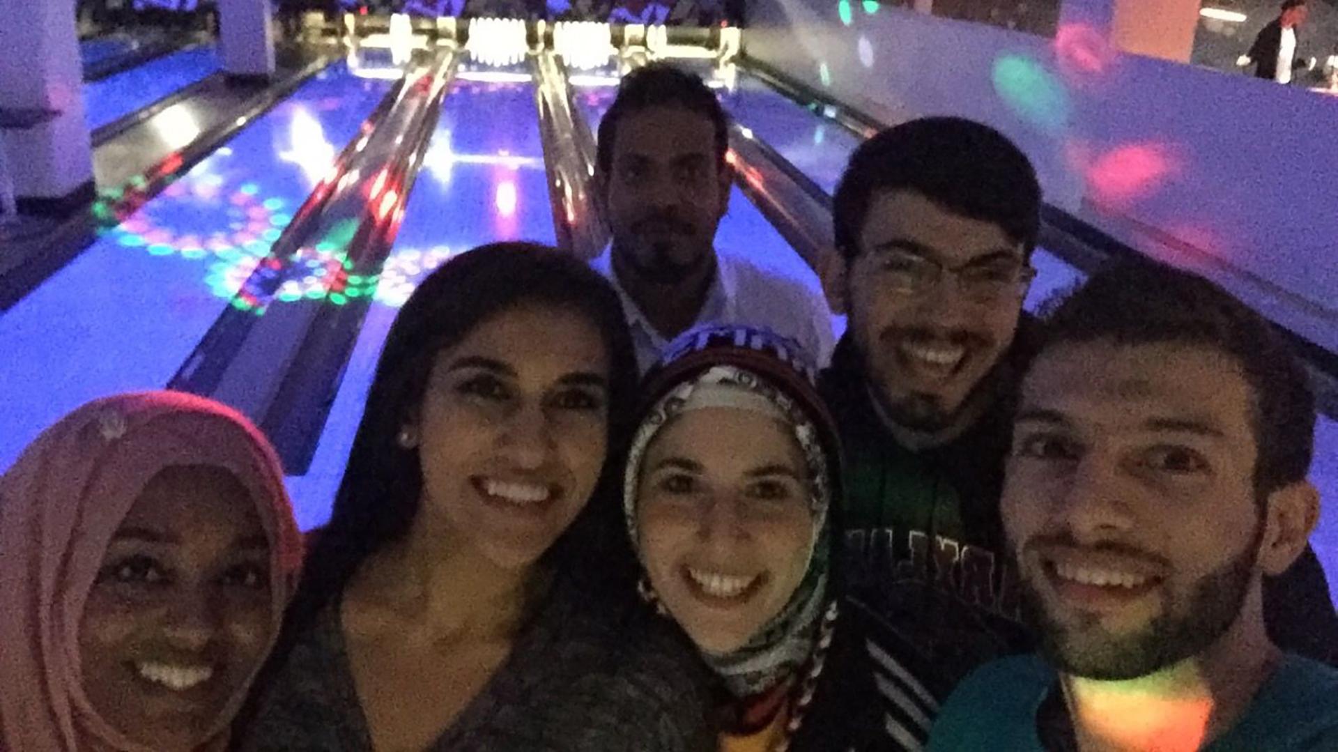 Cosmic Bowling with your peeps at Terps After Dark